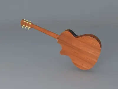 Taylor 514ce acoustic guitar Free 3D model