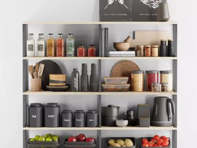 kitchen accessories 002 3D model