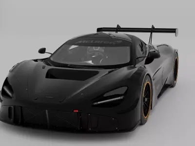 McLaren 720S GT3X 3D model purchase