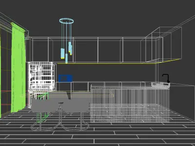 Modern Kitchen - High Quality 3D model