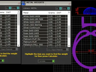 ring with opal  3D print model