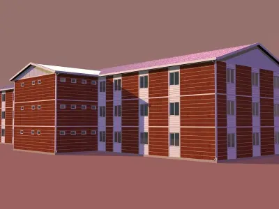 PREFABRICATED BUILDING 1 3D model