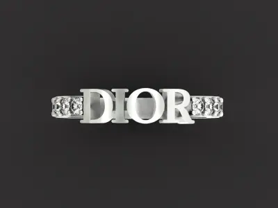 Dior ring fashion 2777 3D print model