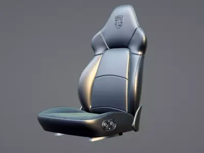 Porsche Seats 993 Turbo 3D print model