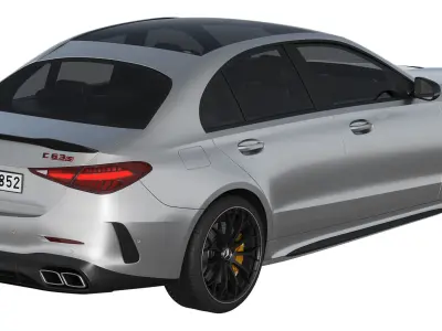 Mercedes-Benz C63S AMG E Performance 2023 3D model