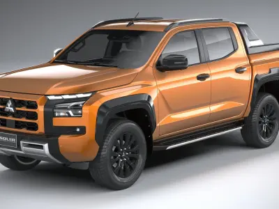 Mitsubishi L200 Triton Athlete 2024 3D model
