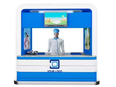 Booth Exhibition Stand a436a 3D model