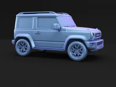 Small Japan 4x4 3D model