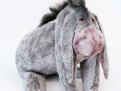 3d model donkey Eeyore 3D model