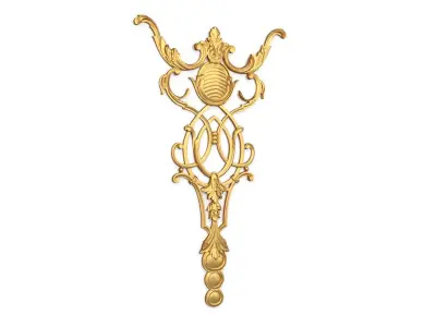 Classic decor ornament 123 3D model