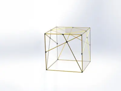 mini cube greenhouse Free 3D print model