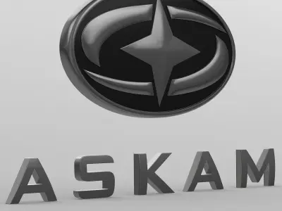 askam logo 3D model