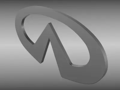Infinti logo 3D model