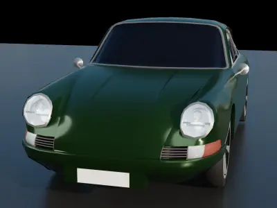 Porche 911 1968 3D model