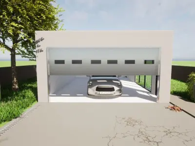Simple Garage Free 3D model