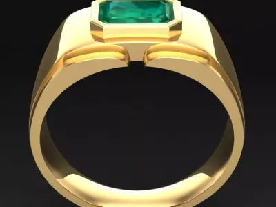 Luxury Men Rings Designs 4MR078 3D print model