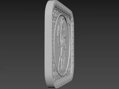 Bas-Relief Angels 3D model