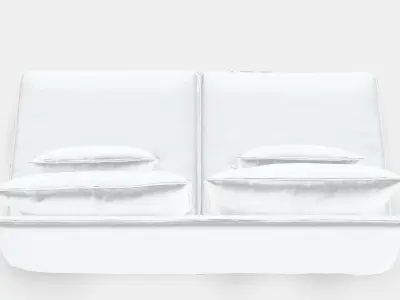 SODERHAMN Cover for 3-seat section Low-poly 3D model