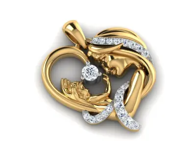 MOTHER PERCIOUS PENDANT 3dm print 3D print model