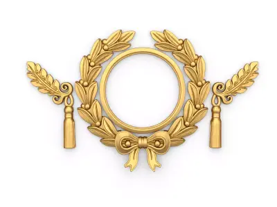 carved classic decorative ornament cnc 3d printing stl 59 3D model