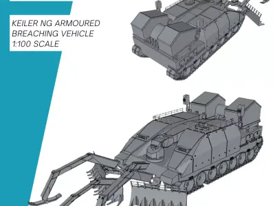 Keiler NG Armoured Breaching Vehicle ABV Bundeswehr 3D print model