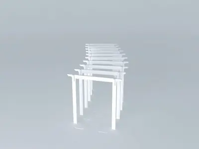 way 2 set of poles Free 3D model
