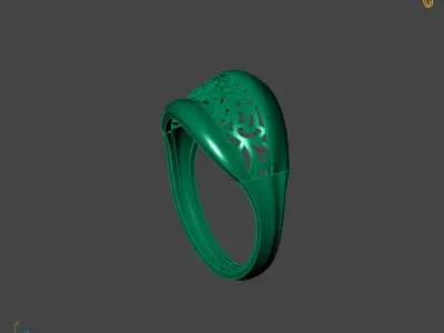 Women Plain Ring Ready STL 3DM Models Womens Rings 3D models 3D print model