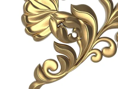 decorative pattern ready for 3D printing 3D model 31