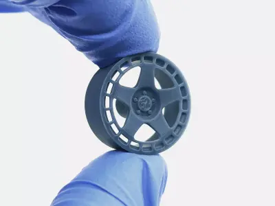 18x8 Fifteen52 Turbomac Wheel and Brake 3D print model