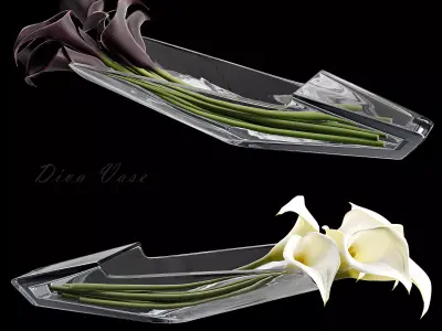 Vase Callas Baccarat 3D model