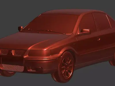 samand lx 2011 3D model