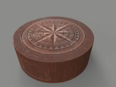 Puzzle Circle Prop Low-poly 3D model