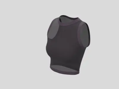 Modern Blouse 3D model