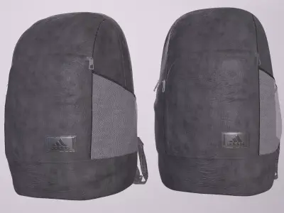ADIDAS BACKPACK PBR Low-poly 3D model