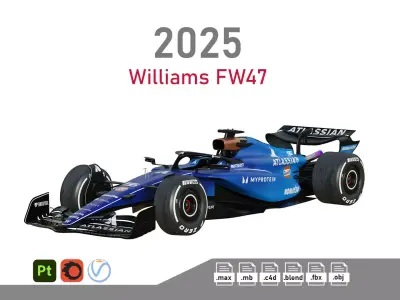 F1 Williams FW-47 2025 3D model