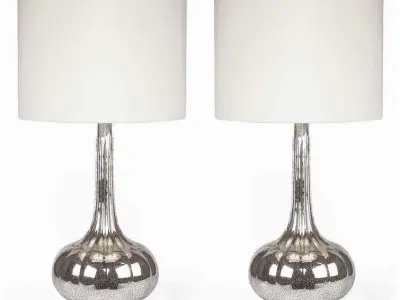 Rosedale Mercury Glass Table Lamp 3D model