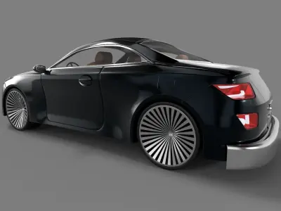 Coupe Car 3D model purchase