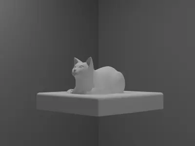 kitty 3D print model