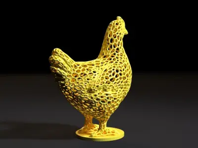Chicken 3D print model