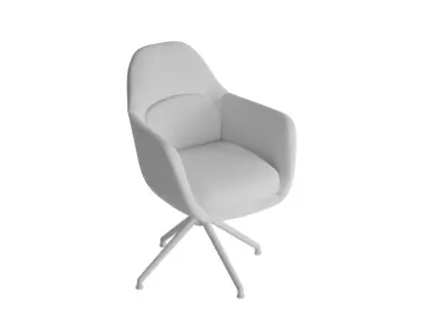 Stupor Swivel Base Chair 3D model