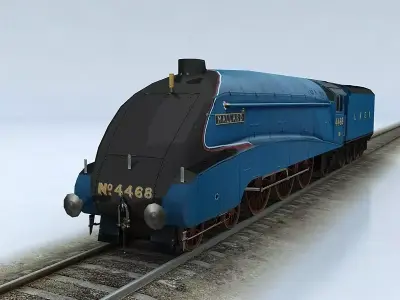 LNER Class A4 Mallard Low-poly 3D model