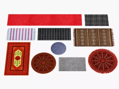 -Rugs Collection- 3D model