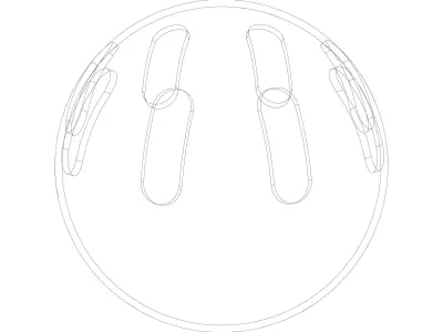 Plastic Wiffle Ball 3D print model