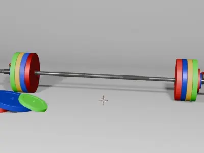 DUMBBELL BAR  3D model