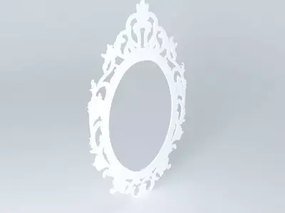 Baroque mirror Free 3D model