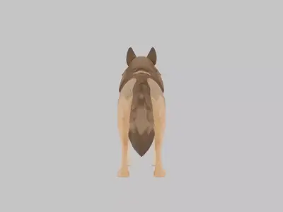 Lord Brahma Hindu creature Low-poly 3D model