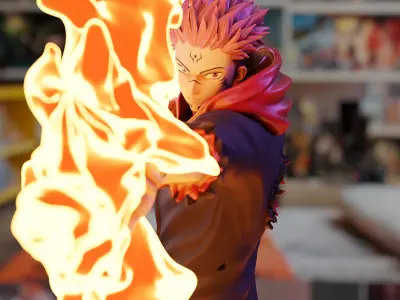 Sukuna Fire Arrow - Jujutsu Kaisen 3D print model