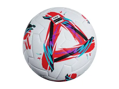 Puma la liga 1 Soccer Ball 24-25 Low-poly 3D model
