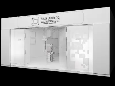  Interior Shop Market a561c 3D model