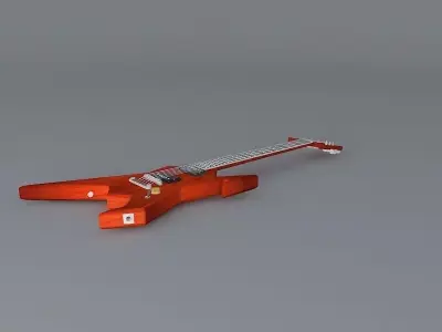Arrowhead guitar Free 3D model